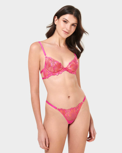 Colette Brief Fuchsia Pink/Orange Pepper