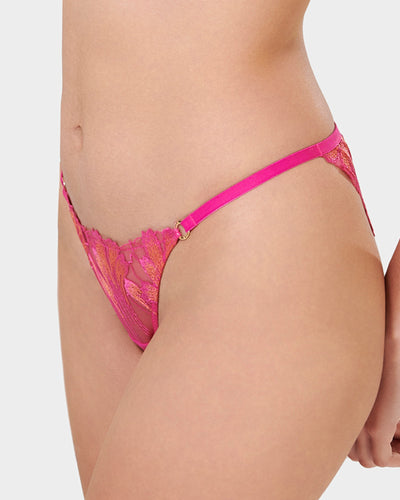 Colette Brief Fuchsia Pink/Orange Pepper