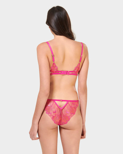 Colette Brief Fuchsia Pink/Orange Pepper