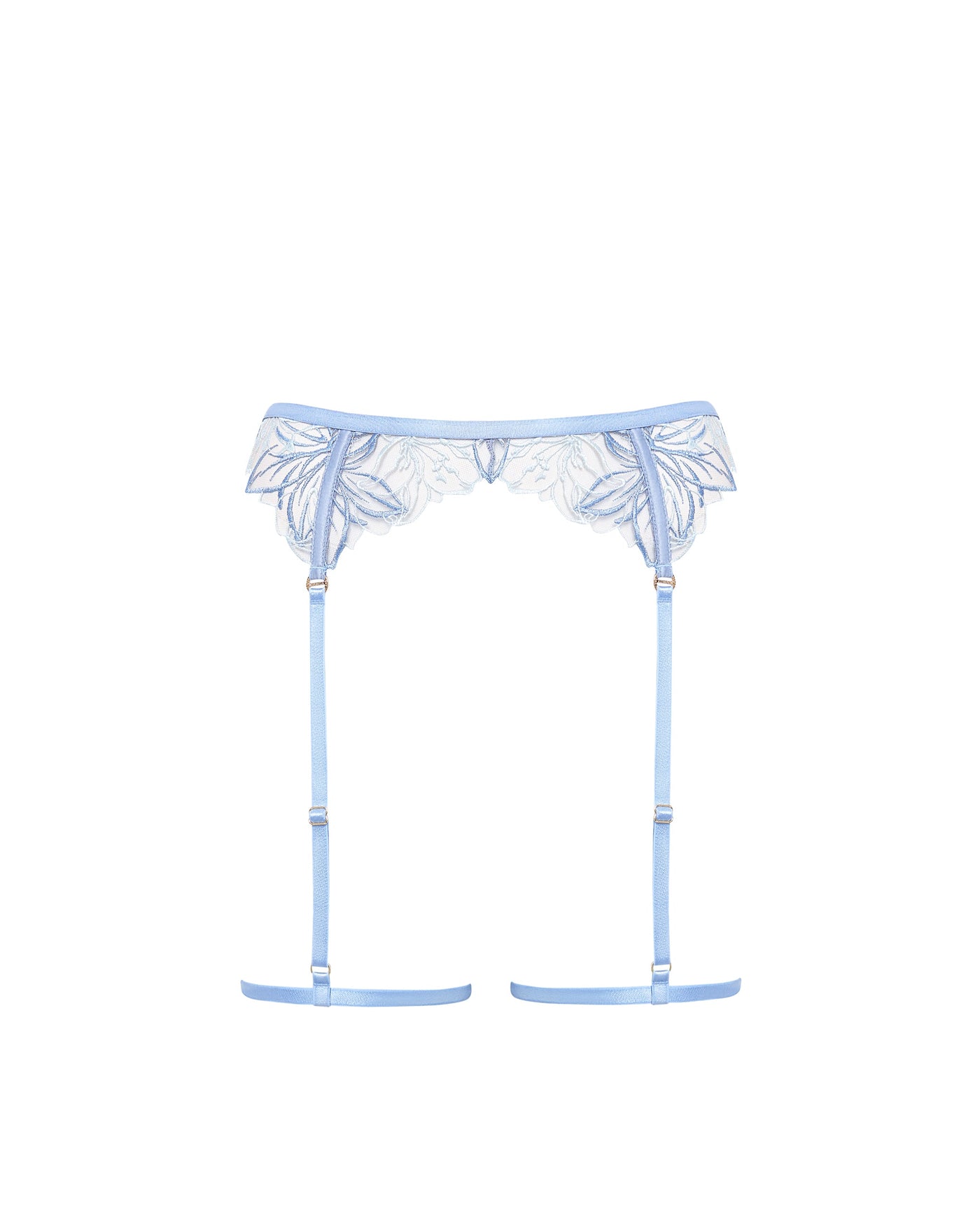 Lilly Thigh Harness Hydrangea Blue/Ice Water Blue/Sheer