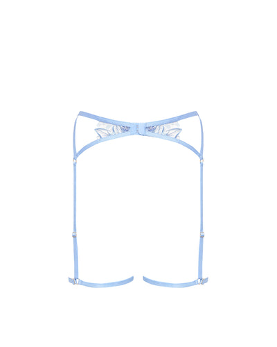 Lilly Thigh Harness Hydrangea Blue/Ice Water Blue/Sheer