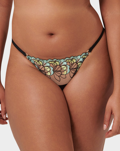 Serena Brief Mint/Lemon/Black