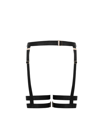 Trinity Thigh Harness Black