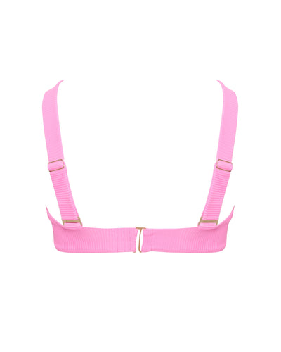 Lucerne Bandeau Bikini Top Pink