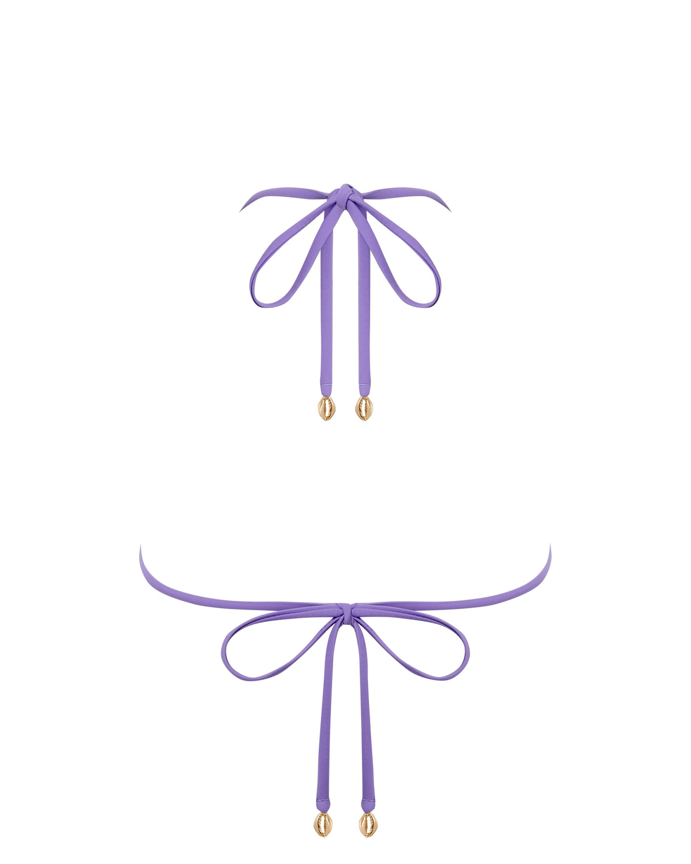 Shala Triangle Bikini Top Lilac