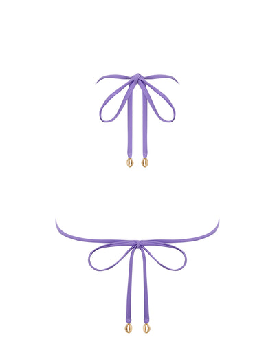 Shala Triangle Bikini Top Lilac
