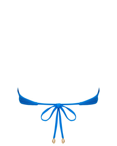 Shala Multi-Way Bandeau Bikini Top Blue