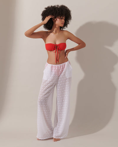 Shala High-Waist Bikini Brief Red