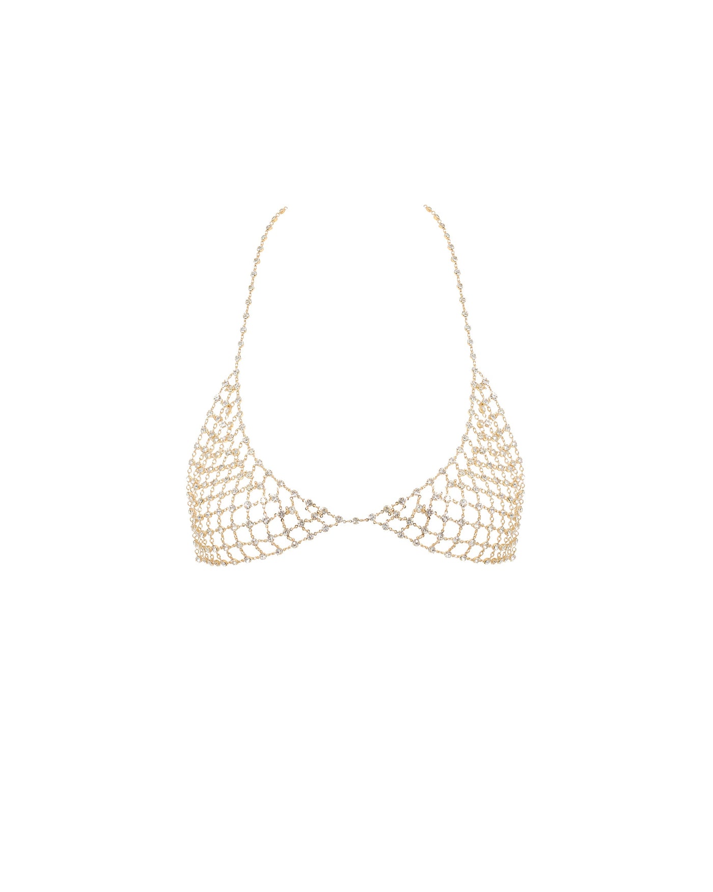 Marli Diamond Lattice Bra Gold