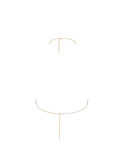 Marli Diamond Lattice Bra Gold