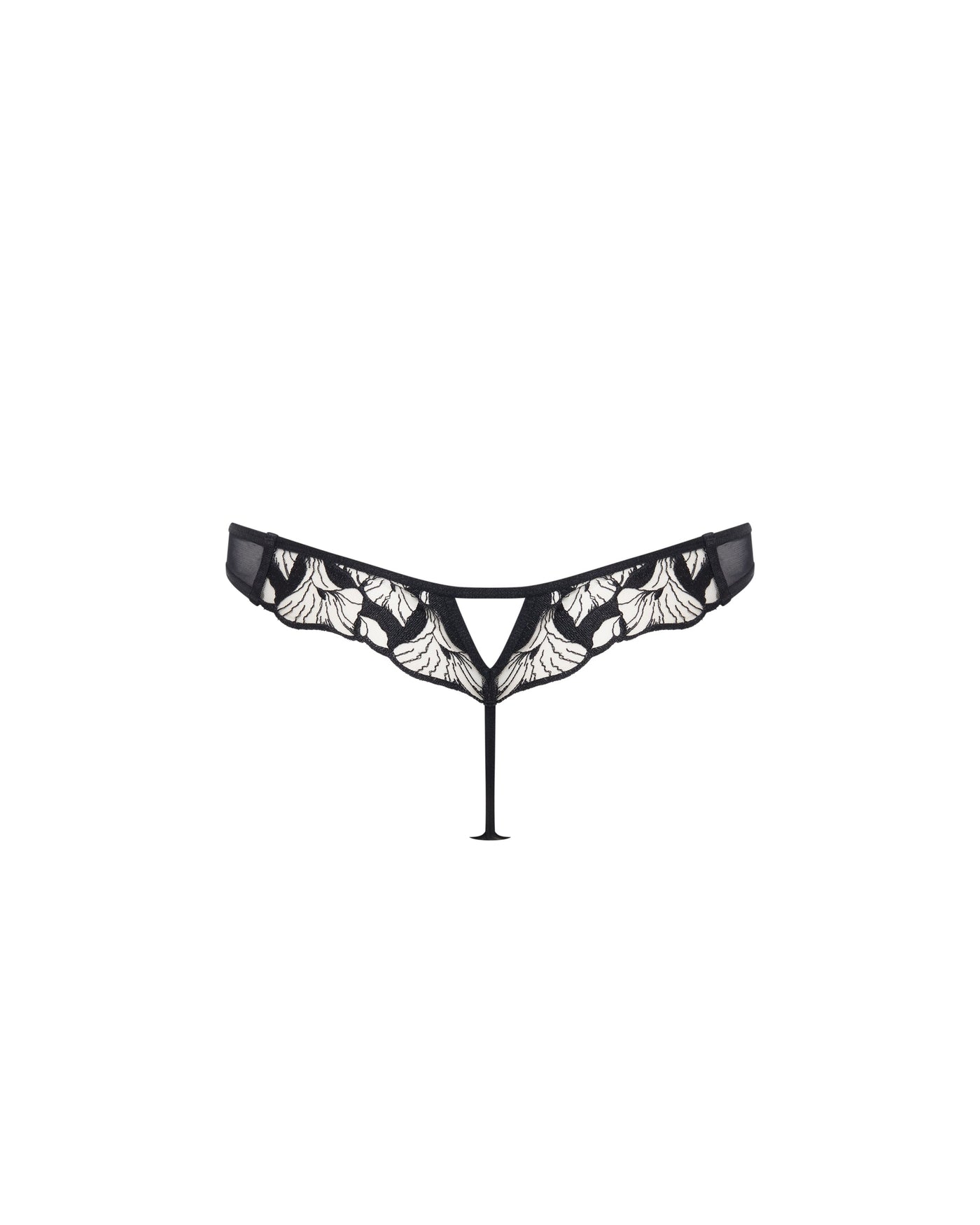 Kalmia Thong Black/Sheer