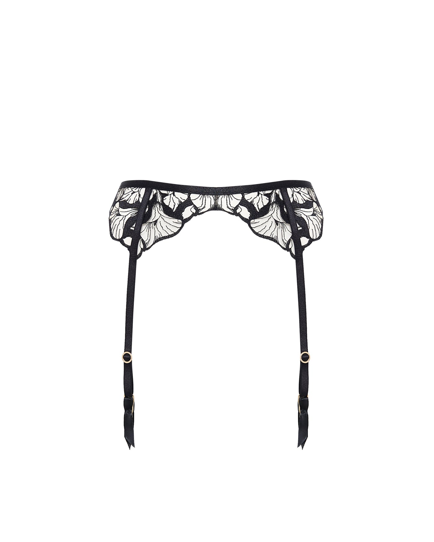 Kalmia Suspender Black/Sheer