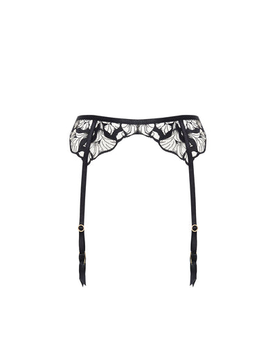 Kalmia Suspender Black/Sheer