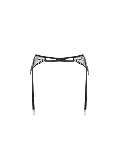 Marabel Suspender Black/Sheer