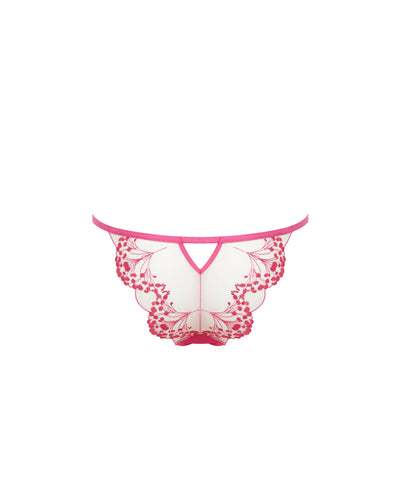 Marisa Brief Fuchsia Pink/Sheer