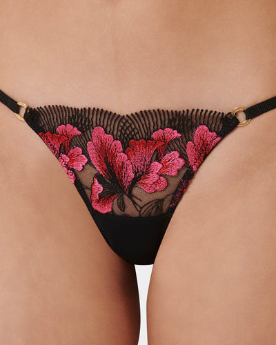 Vivienne Brief Fuchsia Pink/Red/Black