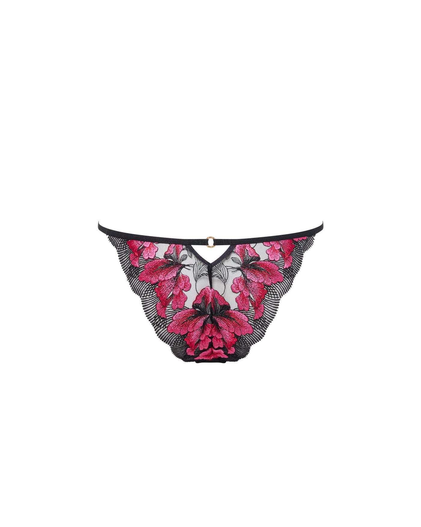 Vivienne Brief Fuchsia Pink/Red/Black