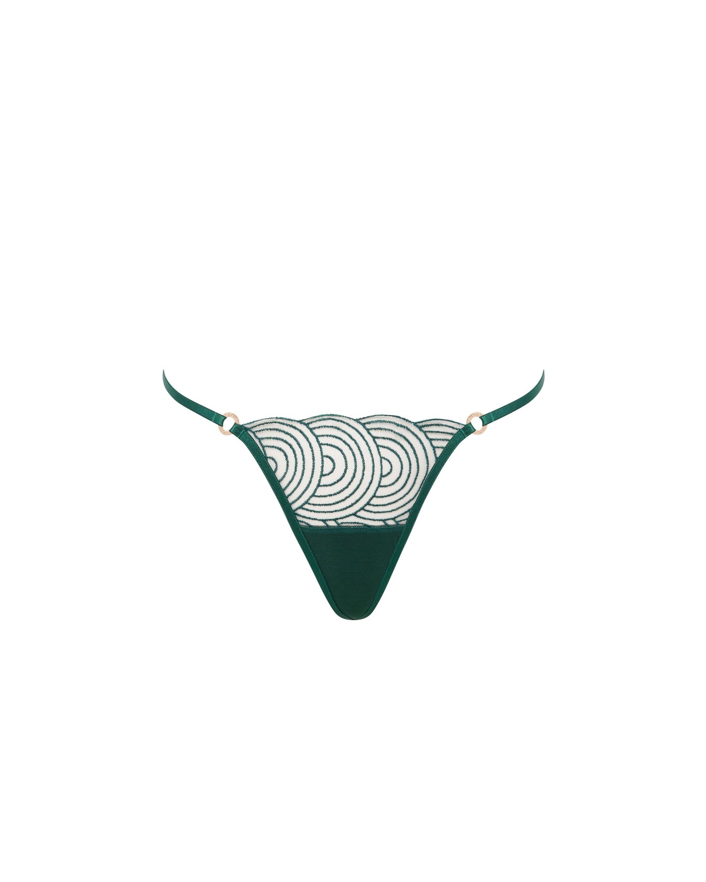 Aster Thong Botanical Garden Green/Sheer