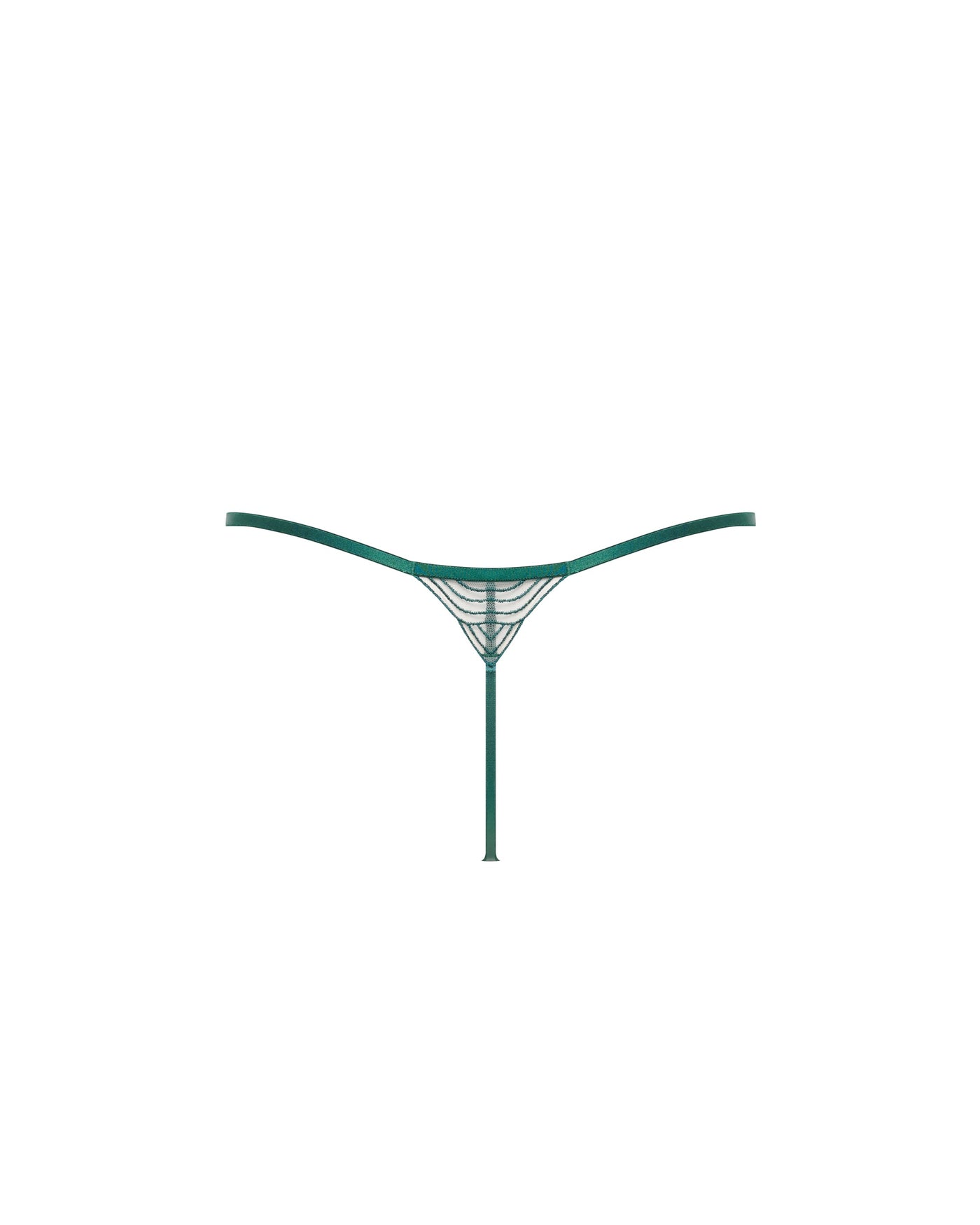 Aster Thong Botanical Garden Green/Sheer