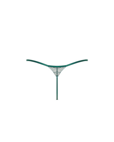 Aster Thong Botanical Garden Green/Sheer