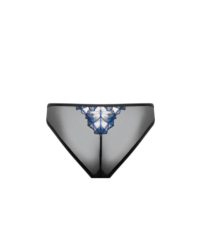Lyandra Brief Egyptian Blue/Black/Sheer