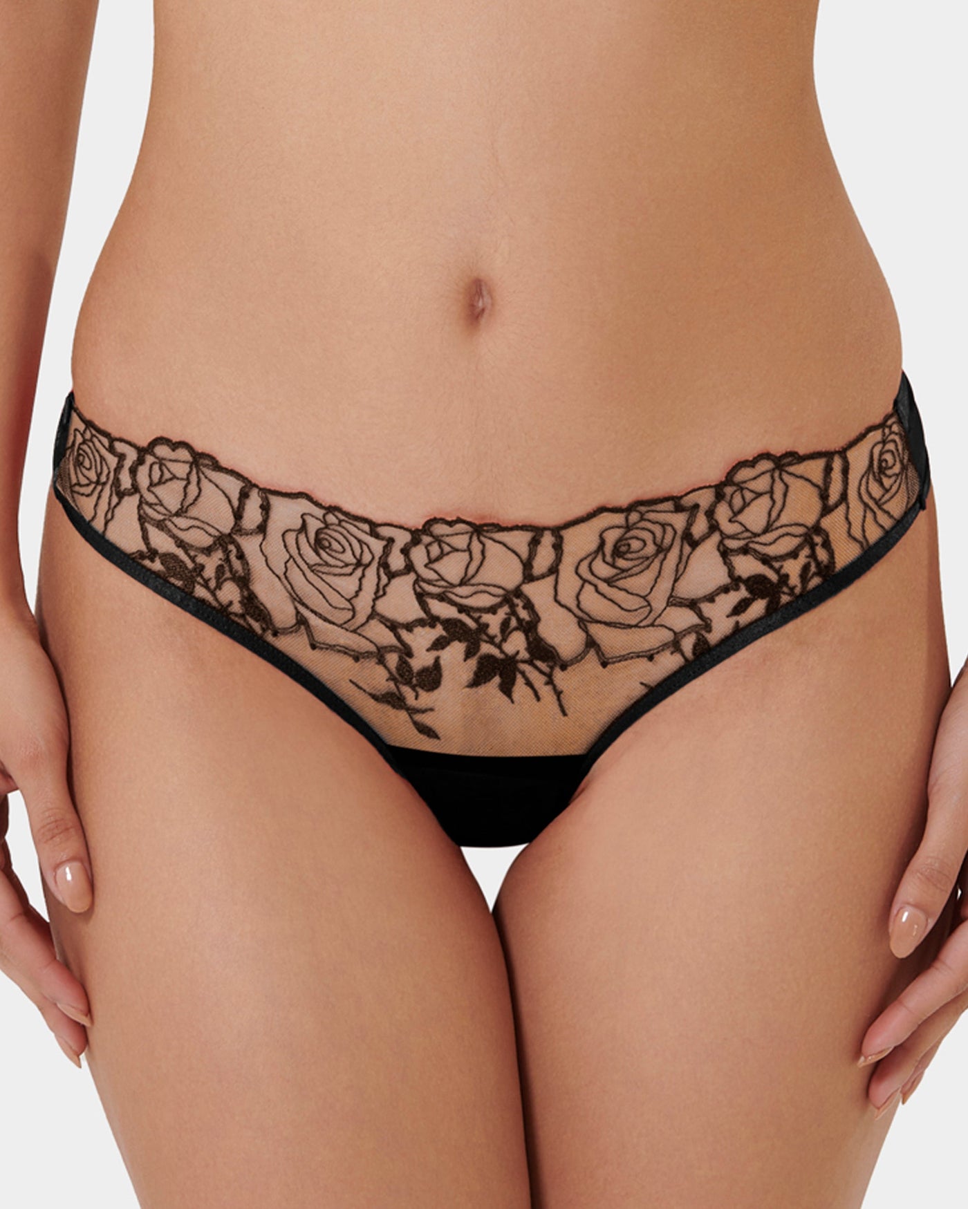Rosalie Brief Black/Sheer