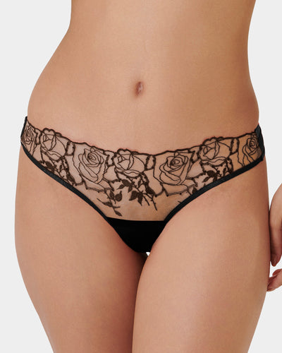 Rosalie Brief Black/Sheer