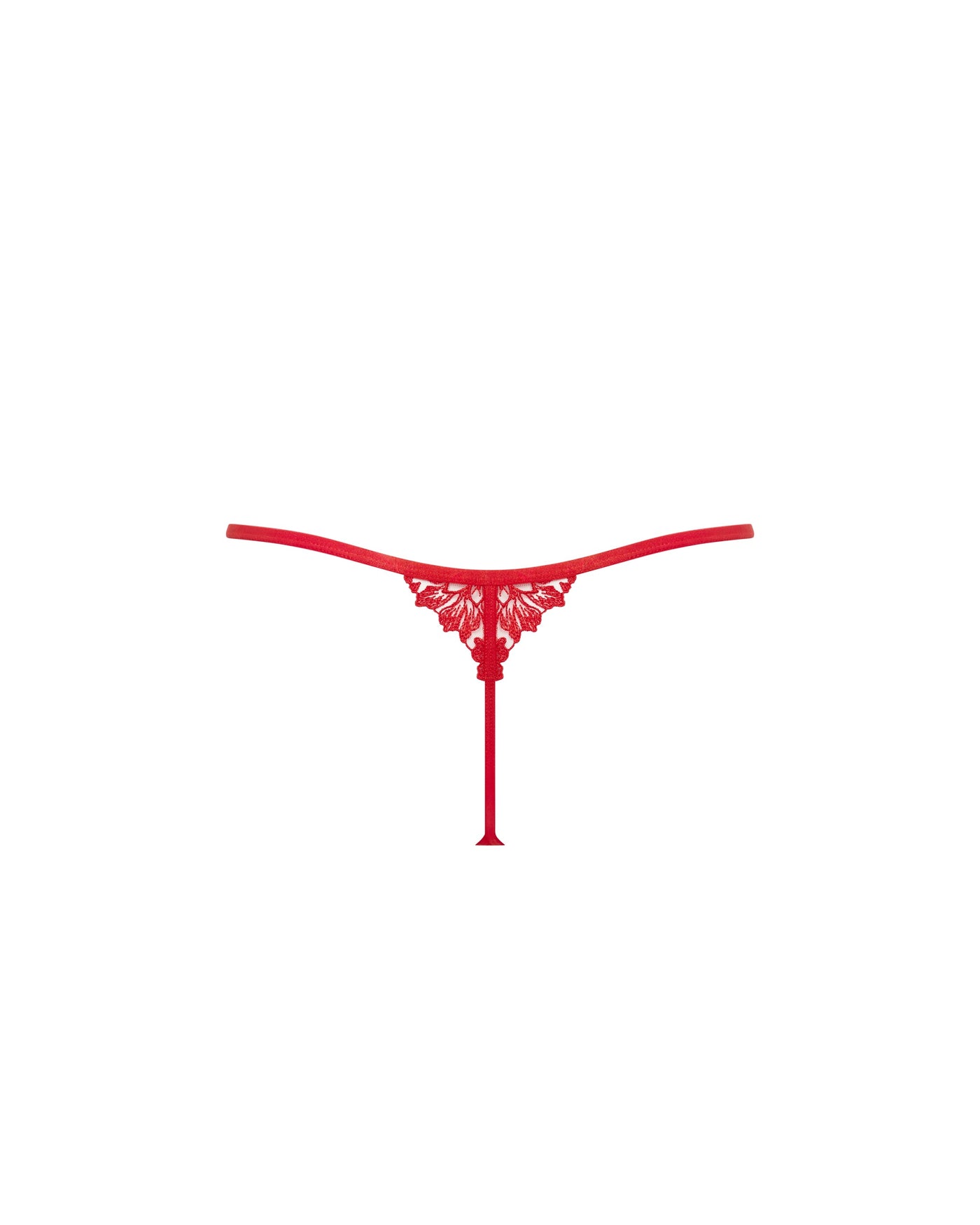 Samara Thong Red/Sheer