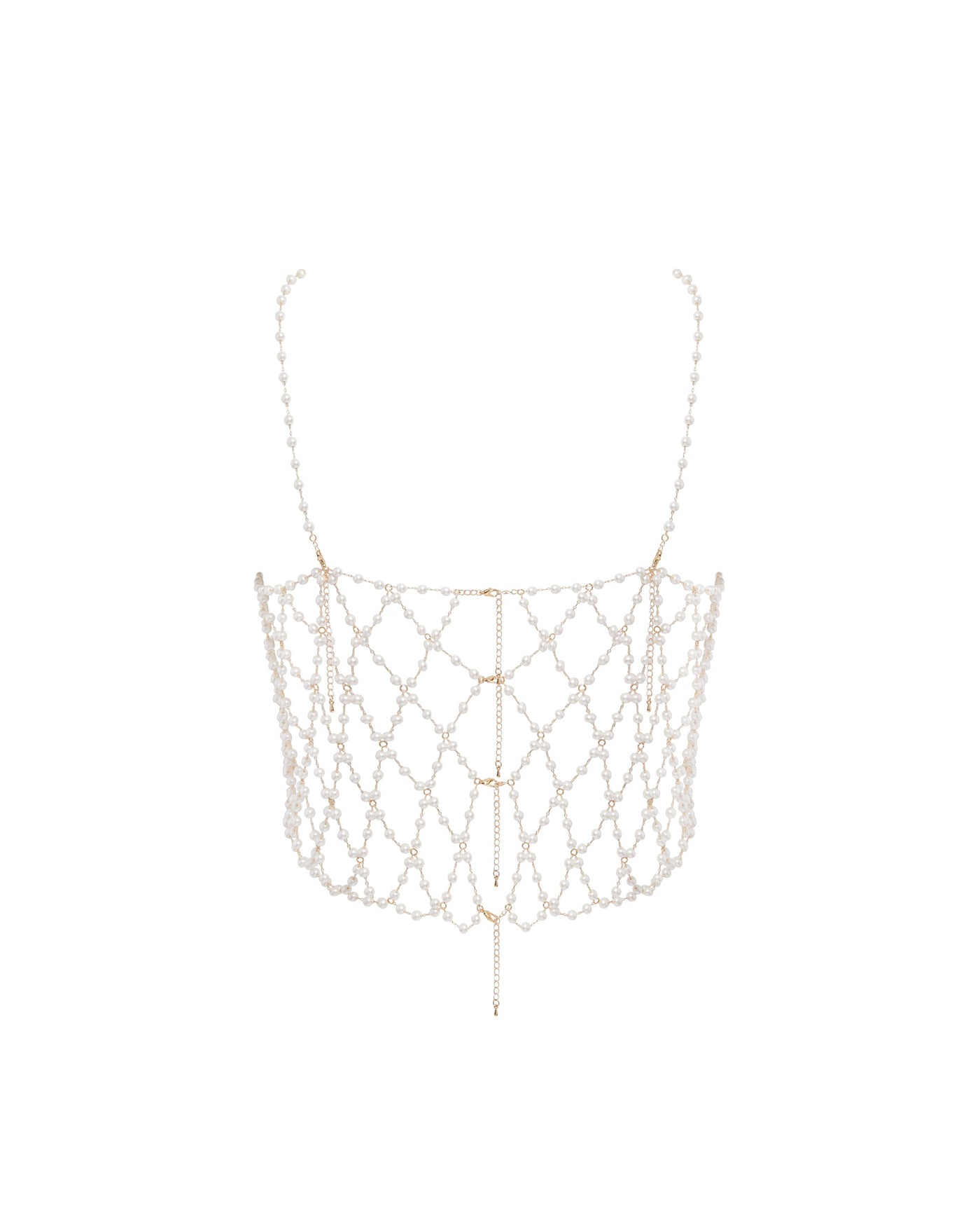 Pearl Crop Cami Pearl/Gold