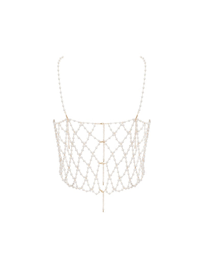 Pearl Crop Cami Pearl/Gold