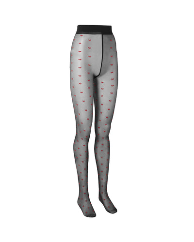 Red Heart Tights Black