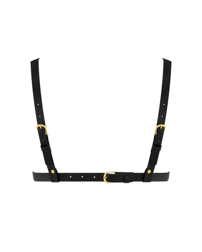 Salome Open Heart Bra Black