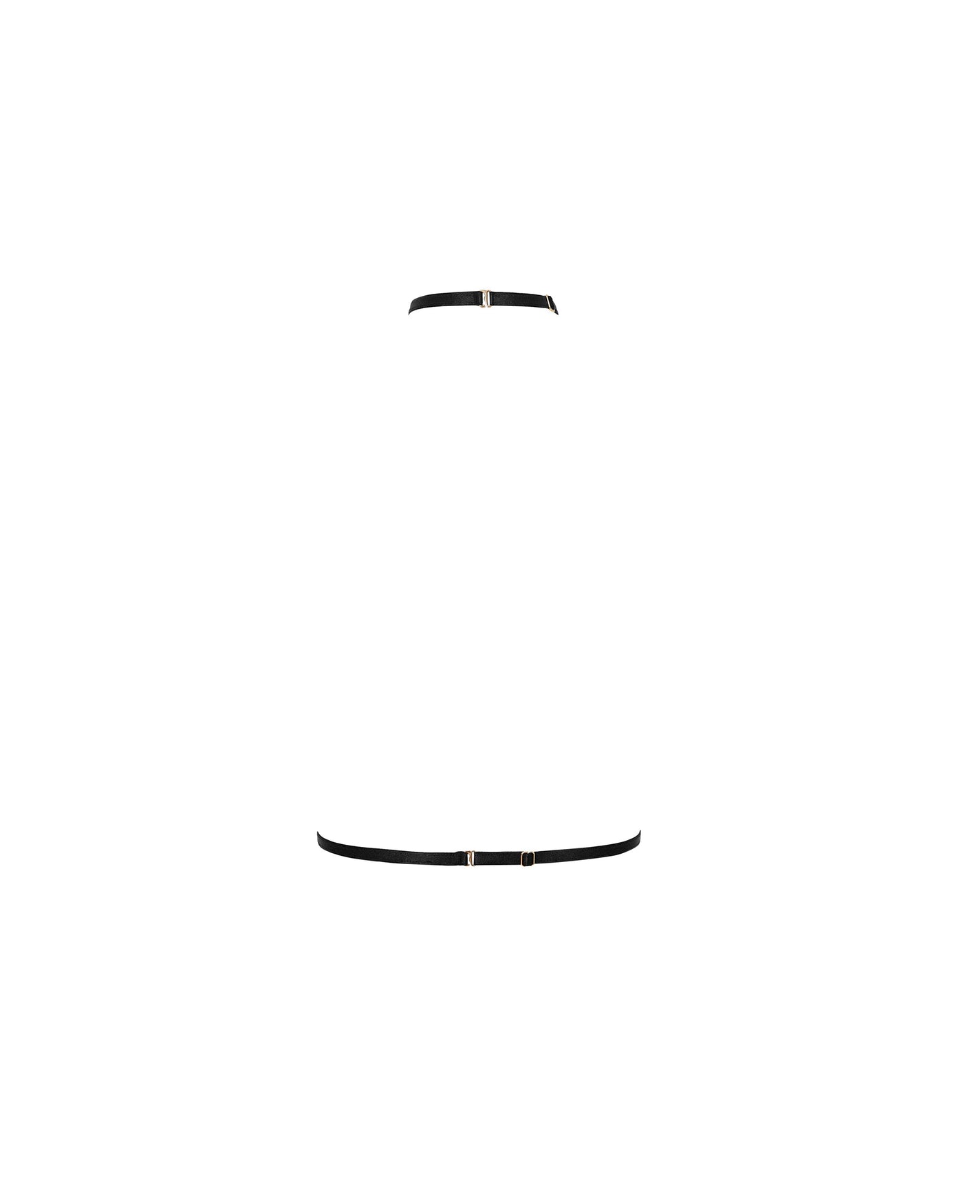 Yvette Harness Black/Sheer