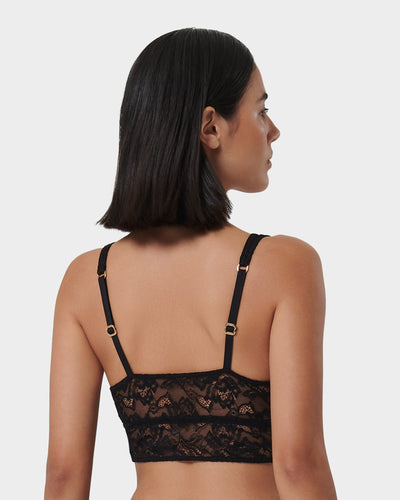 Fallon Lace Bralette Black