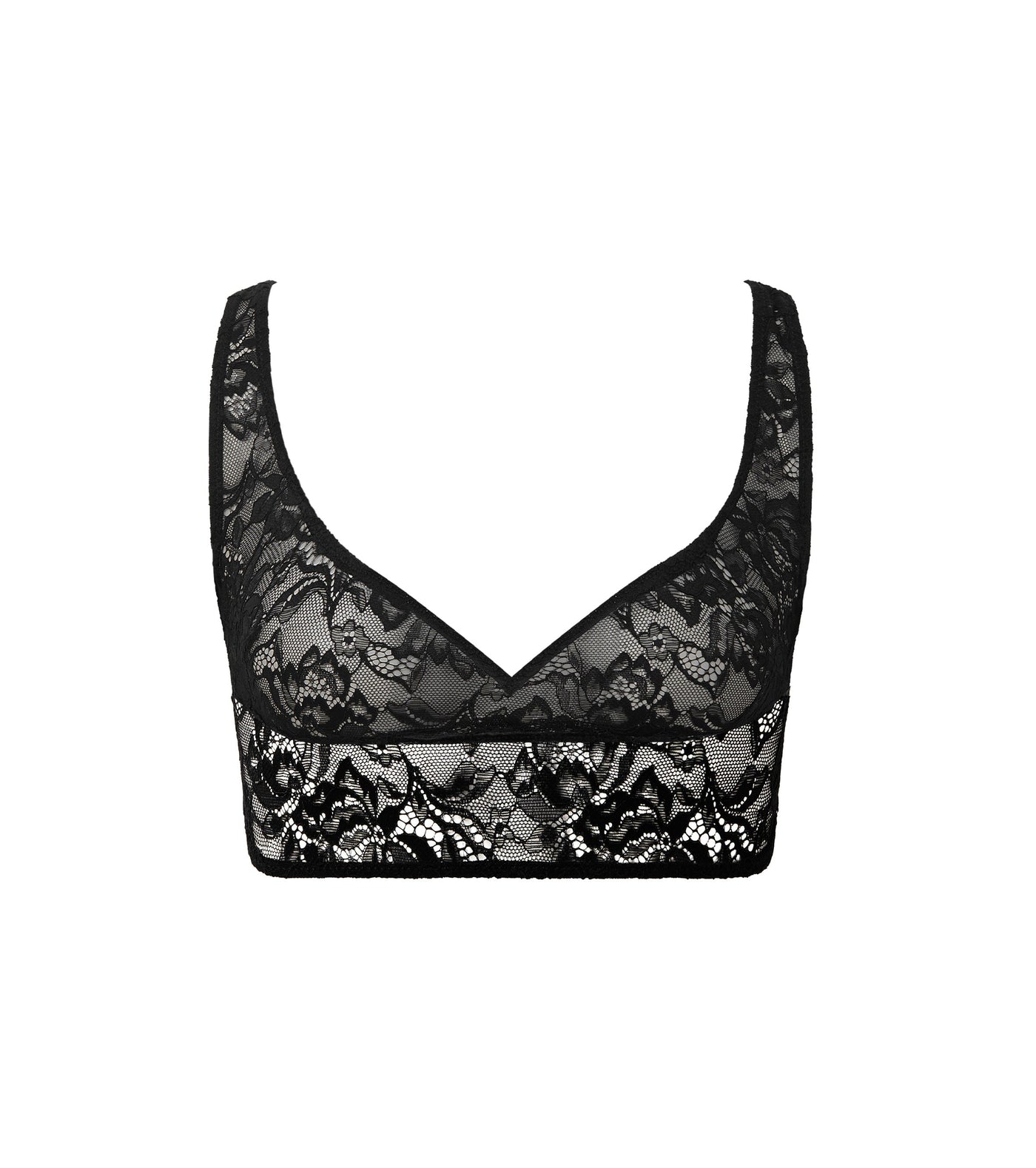 Fallon Lace Bralette Black