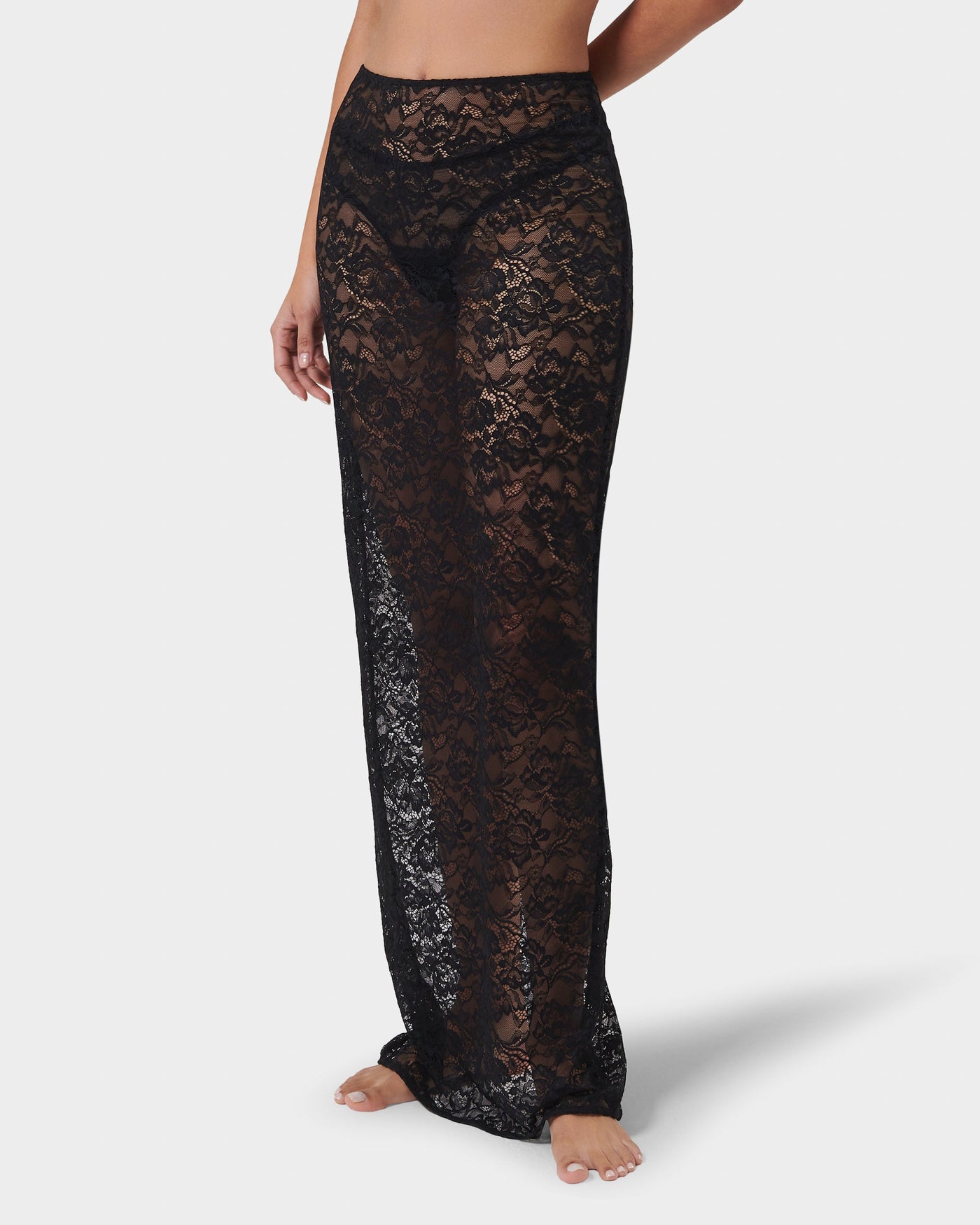 Fallon Long Skirt Black