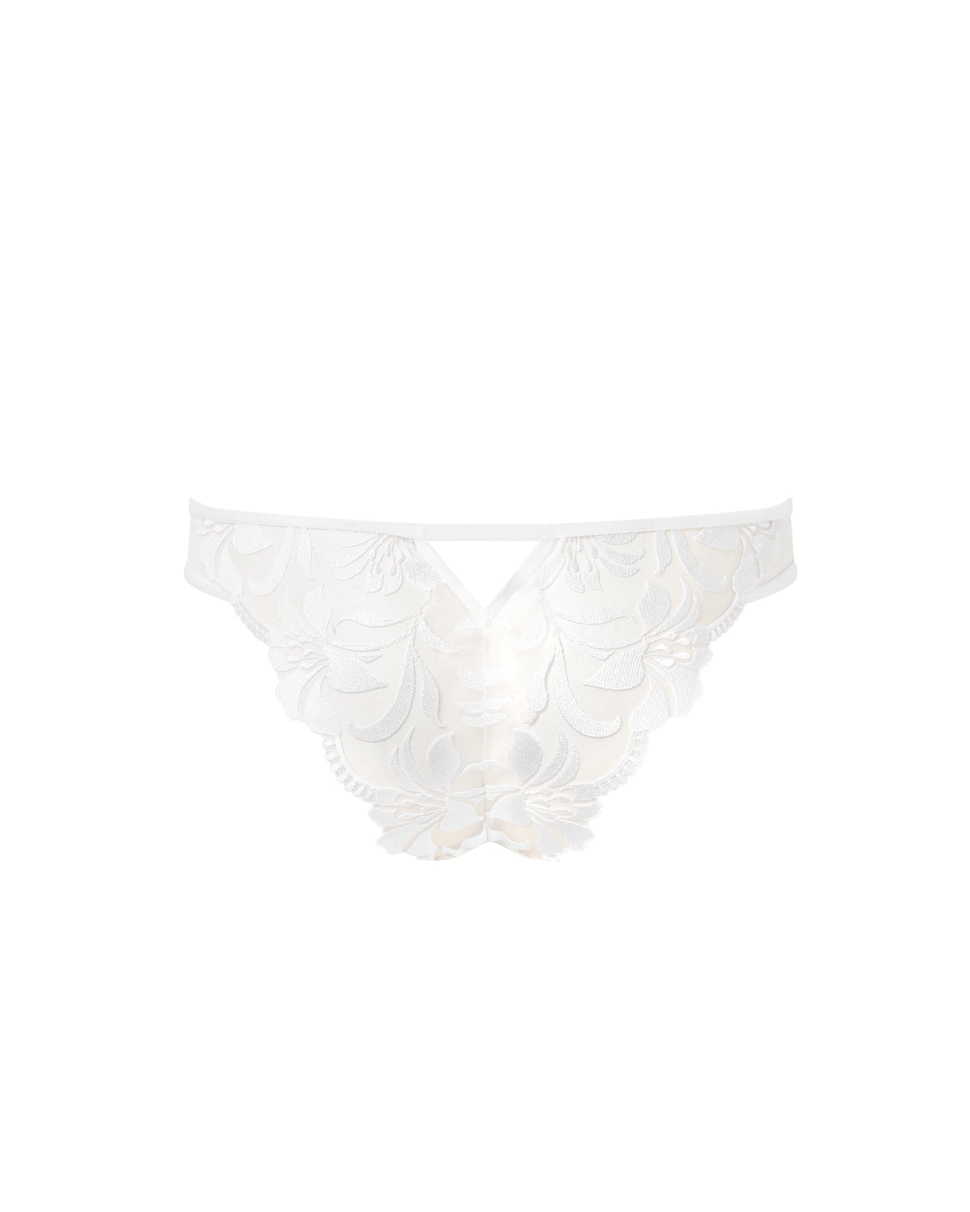 Leonora Brief White/Sheer