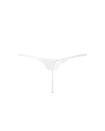 Leonora Thong White/Sheer