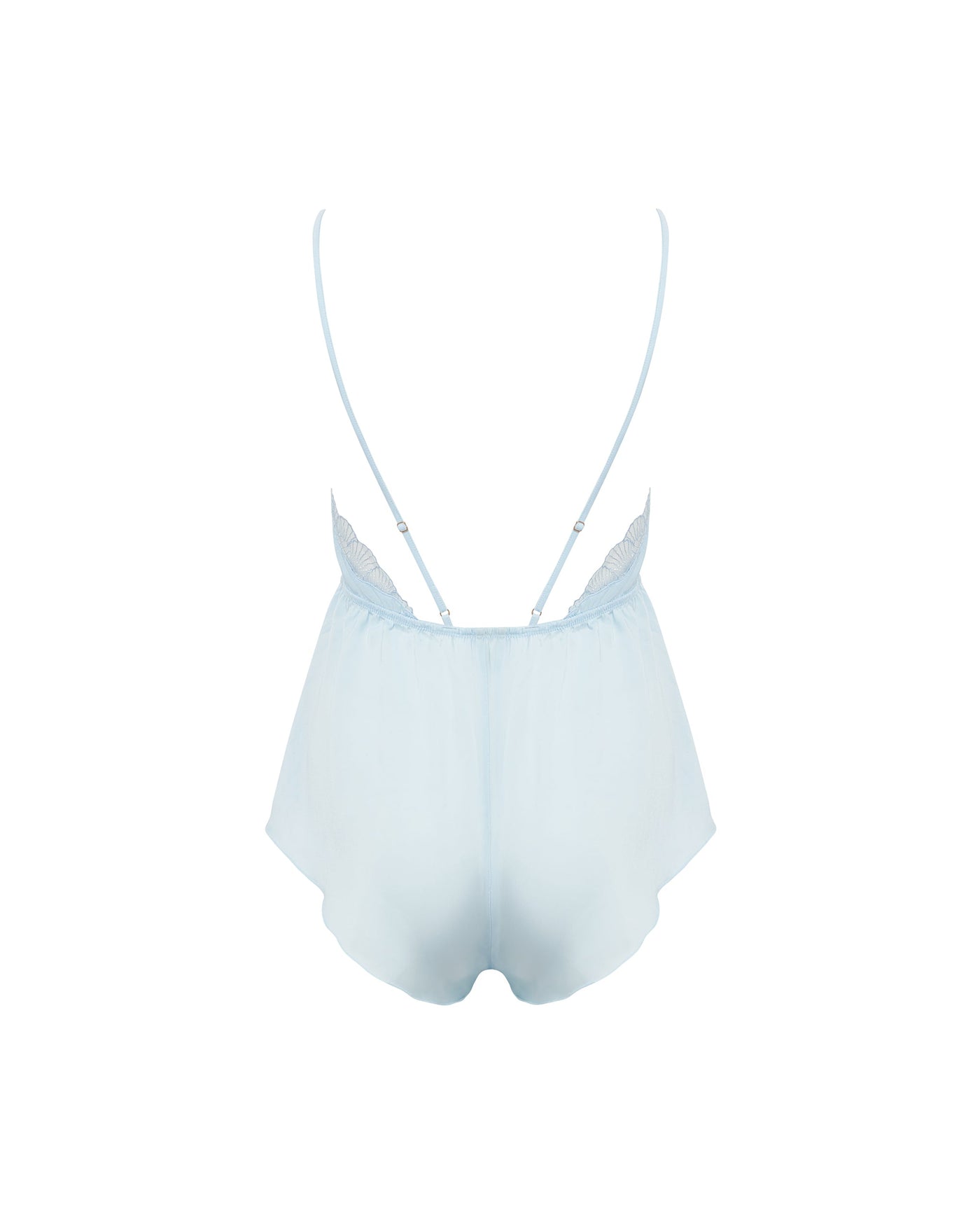 Vermont Luxury Satin Teddy Ice Water Blue