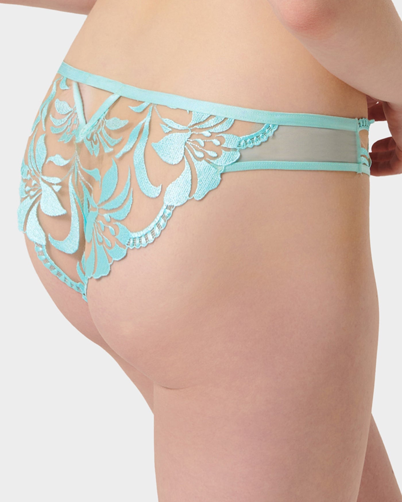 Leonora Brief Island Paradise Blue/Sheer