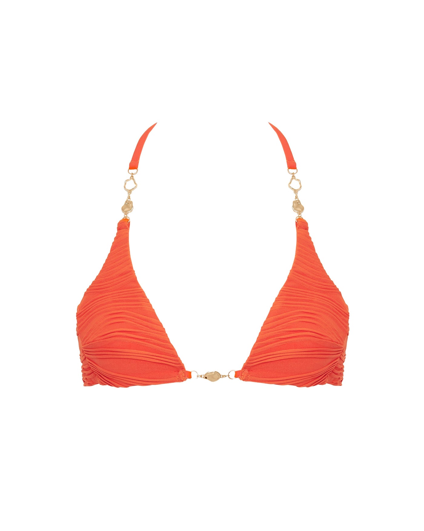 Orta Triangle Bikini Top Hot Coral