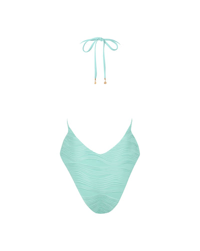 Orta Plunge Swimsuit Island Paradise Blue