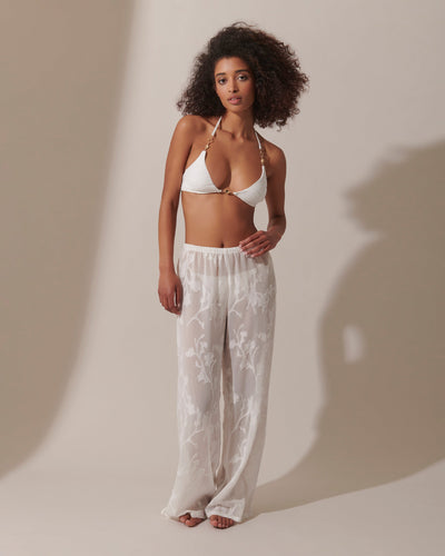 Darla Trouser White