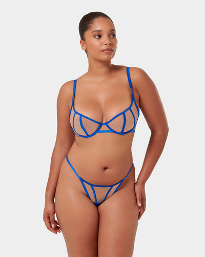 Set: Etta Egyptian Blue/Sheer