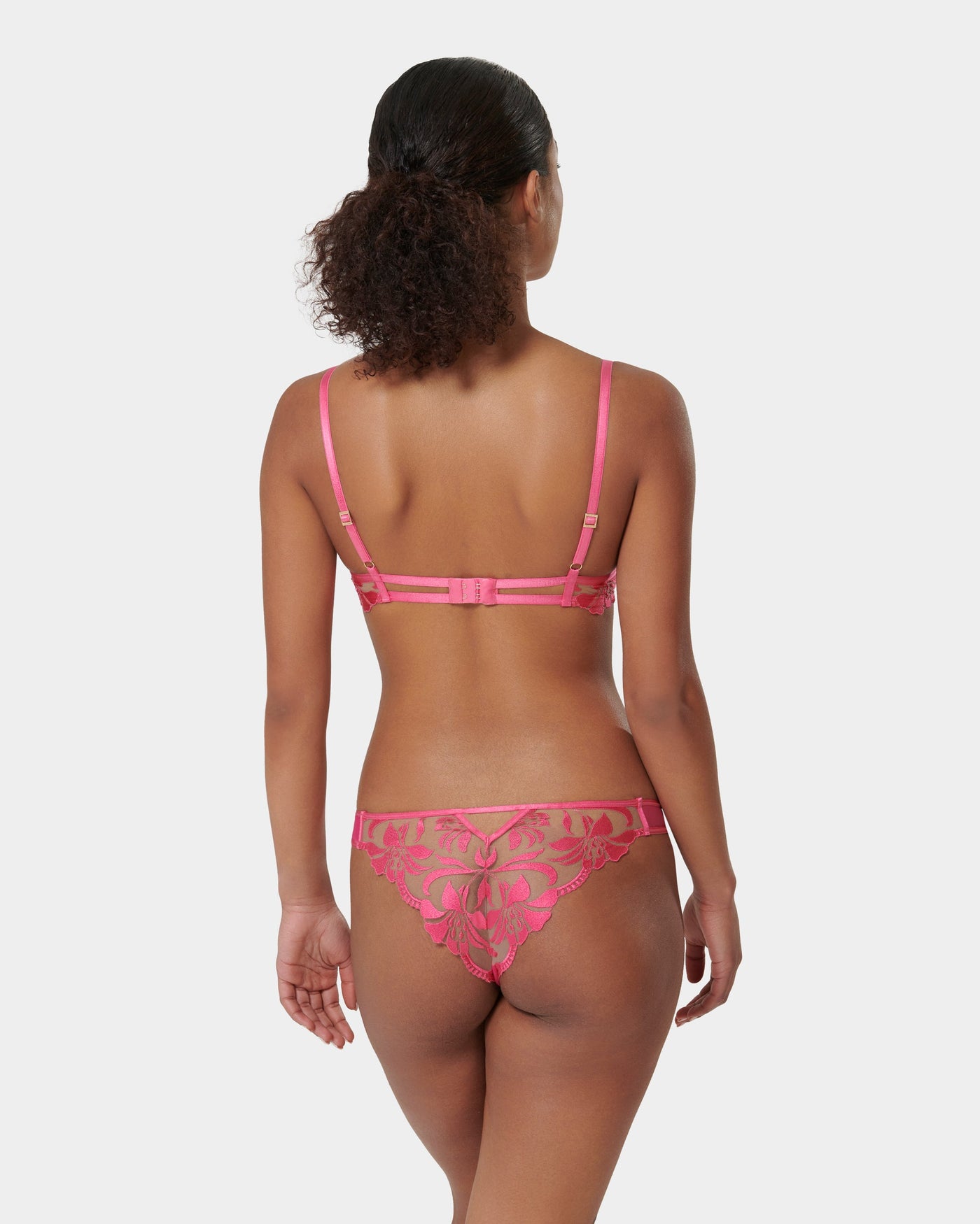 Set: Leonora Fuchsia Pink