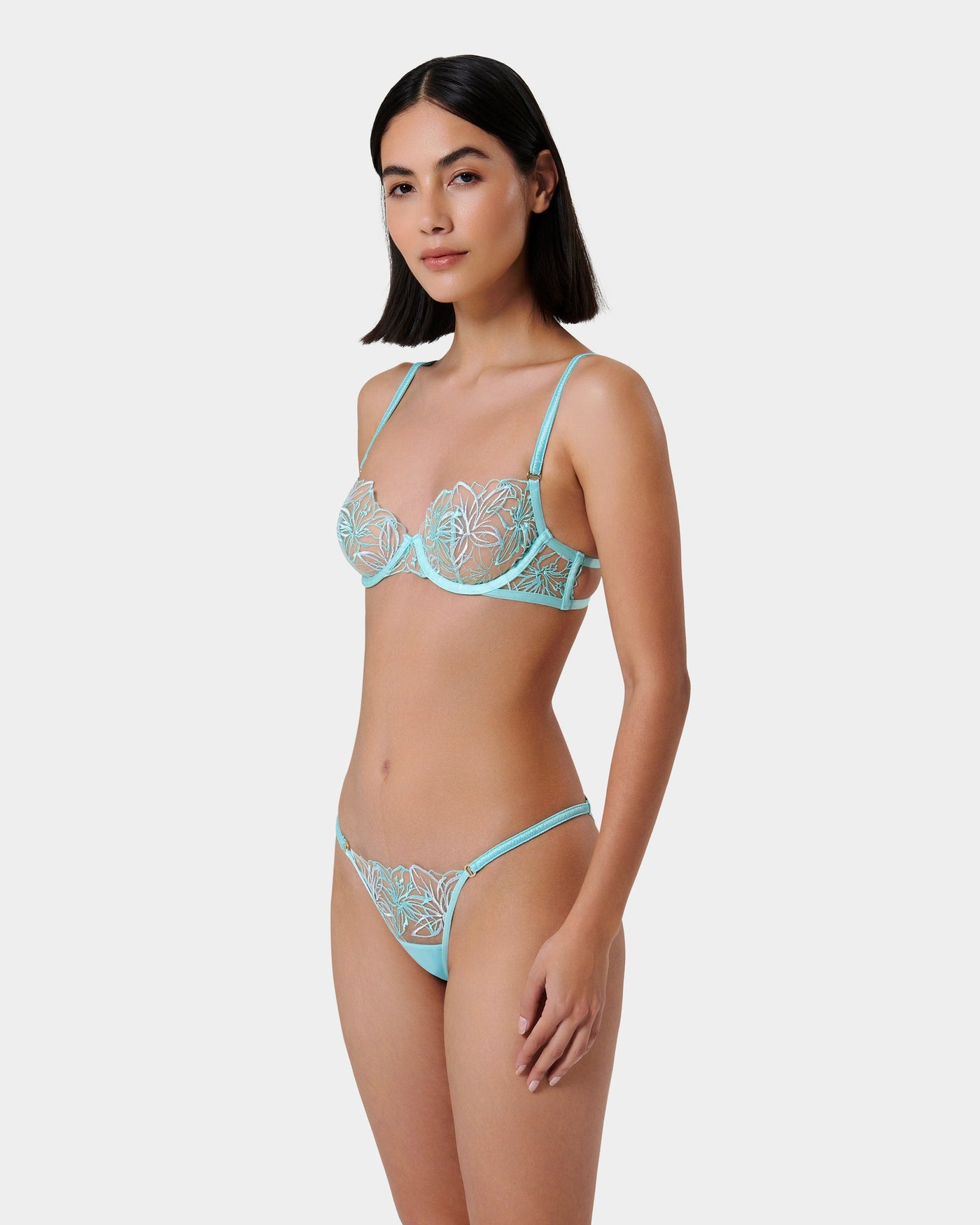 Set: Lilly Island Paradise Blue/Ice Water Blue/Sheer