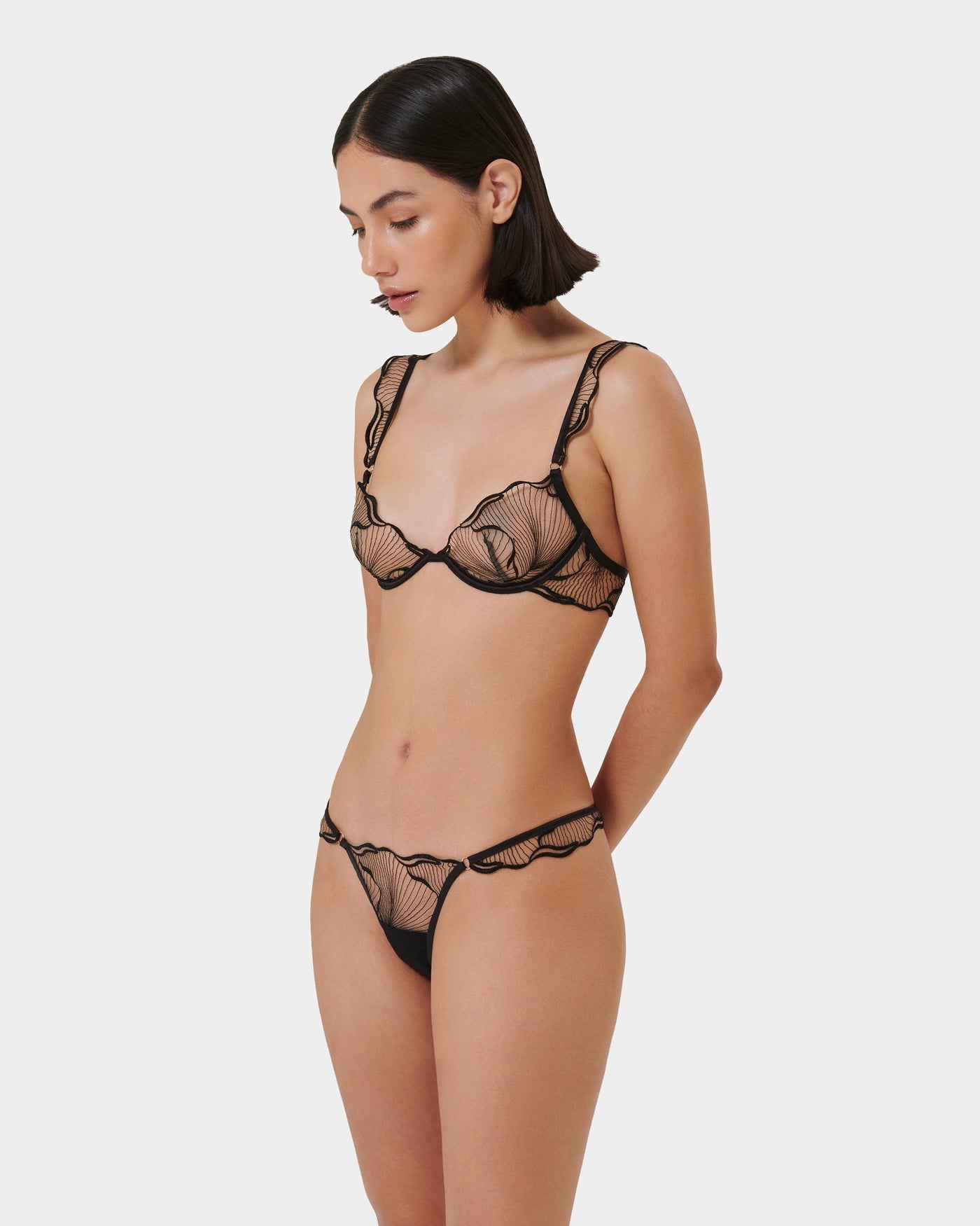 Set: Marabel Black/Sheer