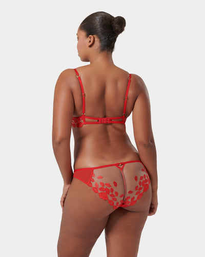 Set: Marian Red/Sheer