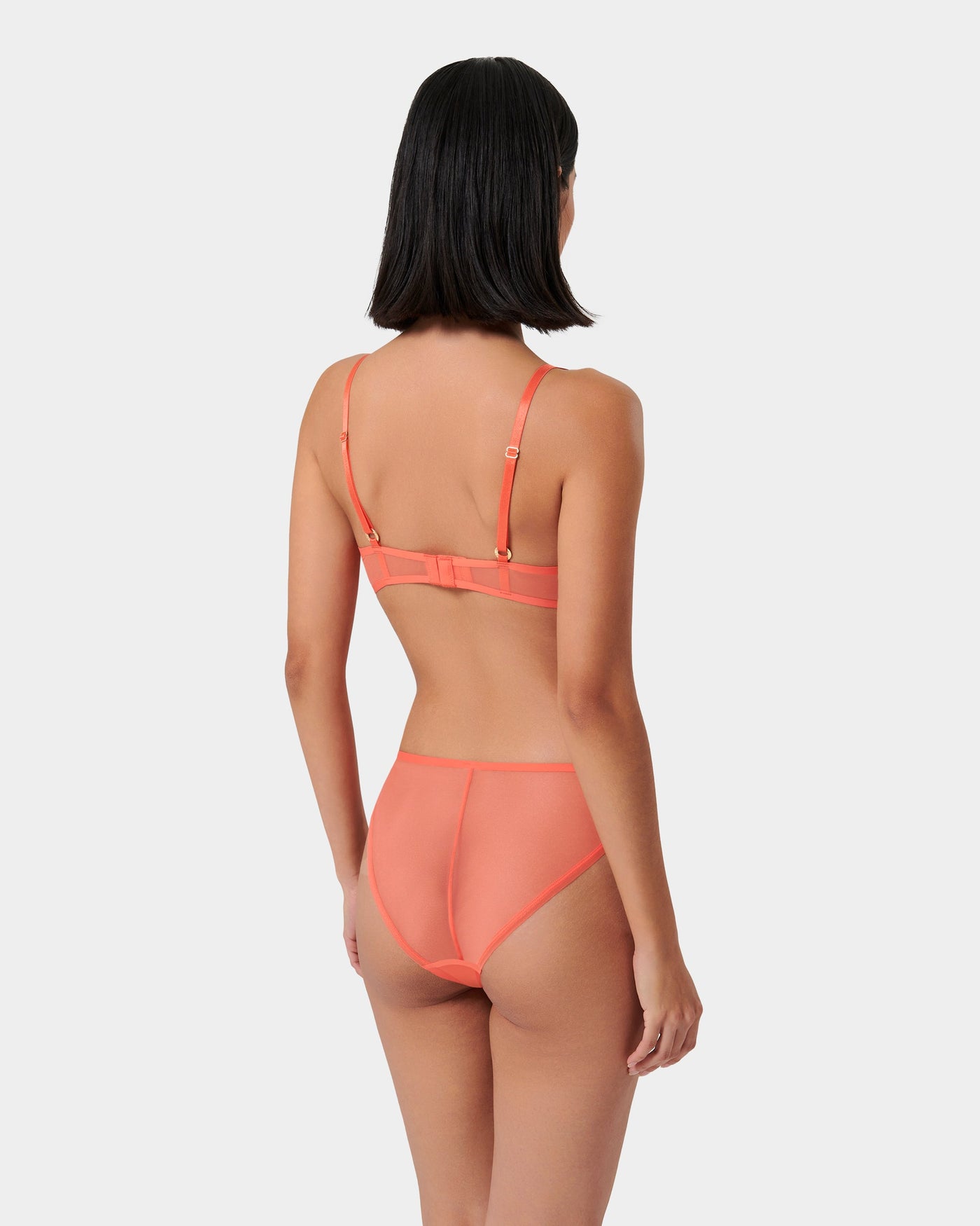 Set: Naomi Soft Hot Coral