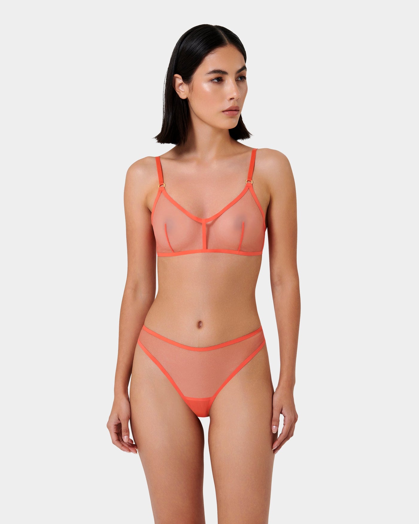 Set: Naomi Soft Hot Coral